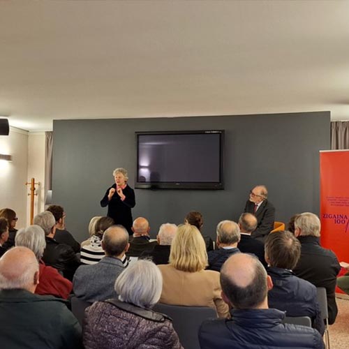 Francesca Agostinelli e Piero Colussi al Centro Studi Pier Paolo Pasolini di Casarsa (PN)